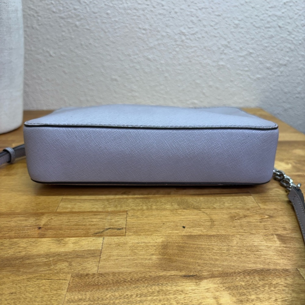Michael Kors Pale Blue Saffiano Leather Crossbody and Matching Wallet Set - Picture 12 of 16